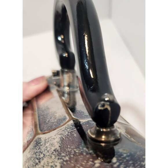 Vtg WMF Art Deco Silverplate Coffee/Tea Set With Wooden Handle Hinged Lid - Picture 12 of 16